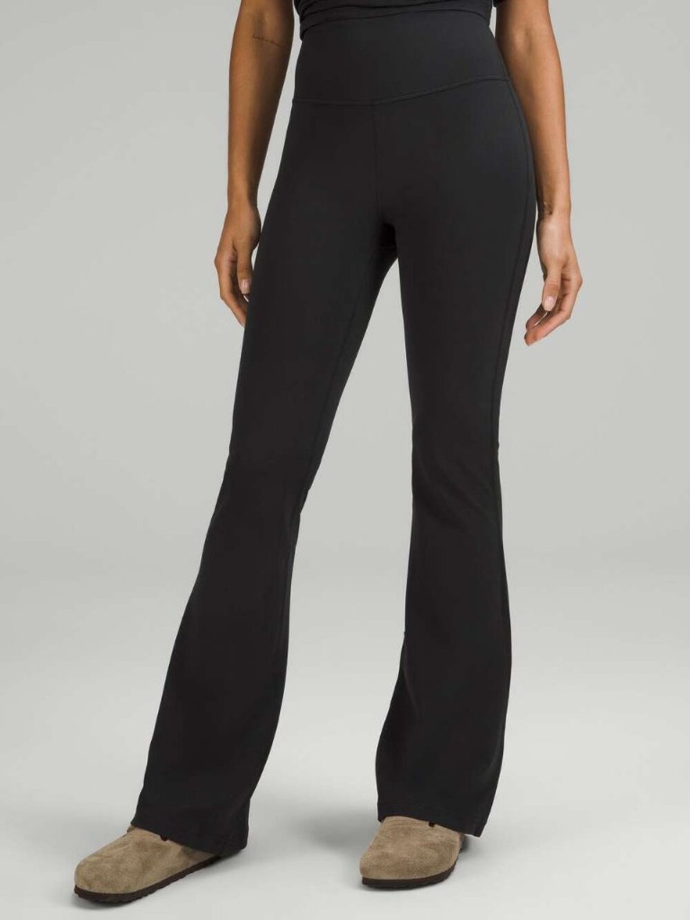 Lululemon Groove Super-High-Rise Flared Pant Nulu 32.5" - Black - Size 12
